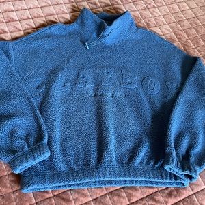 Playboy fleece pullover. Size XS. Smoke free home.